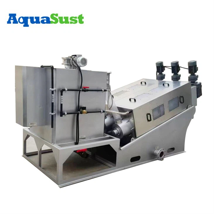 screw press sludge dewatering machine 202